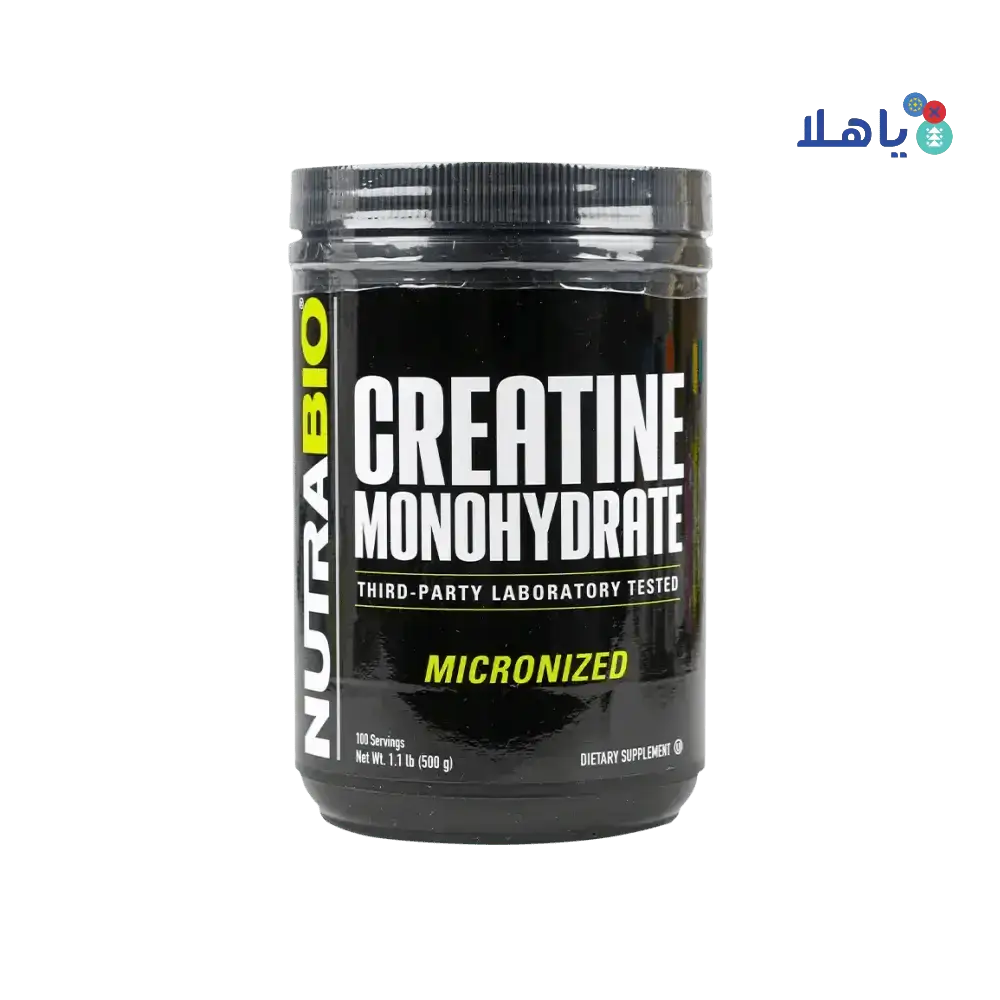 NUTRABIO - Nutrabio Creatine Monohydrate Powder 500G - Pharmazone - 