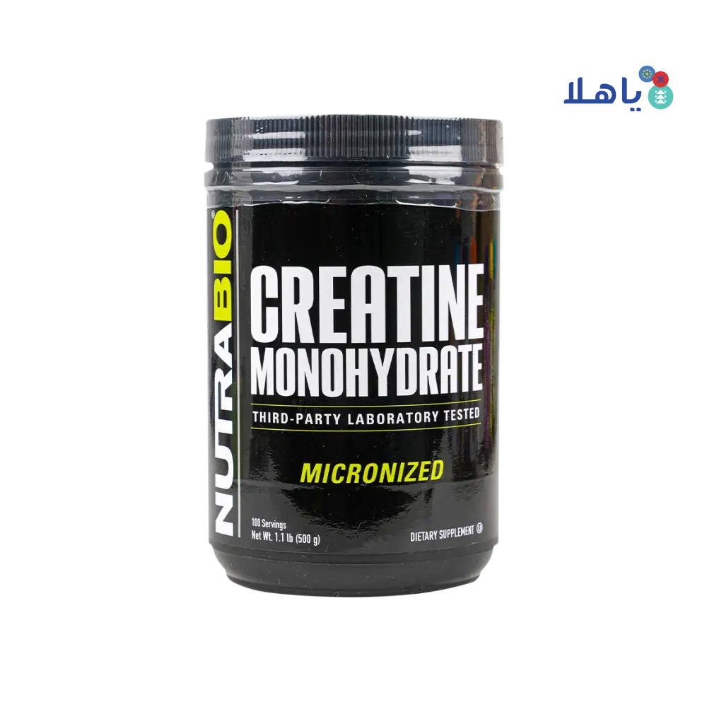 Nutrabio Creatine Monohydrate Powder 500G