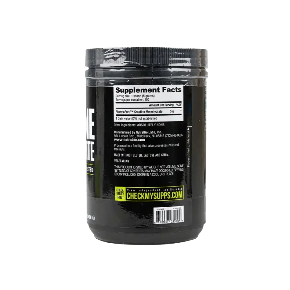 NUTRABIO - Nutrabio Creatine Monohydrate Powder 500G - Pharmazone - 