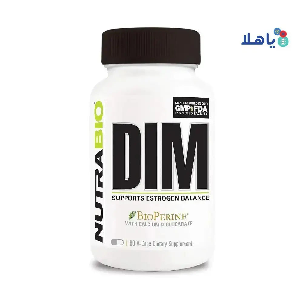 NUTRABIO - NUTRABIO DIM SUPPORTS ESTROGEN BALANCE 60 CAPS - Pharmazone - 