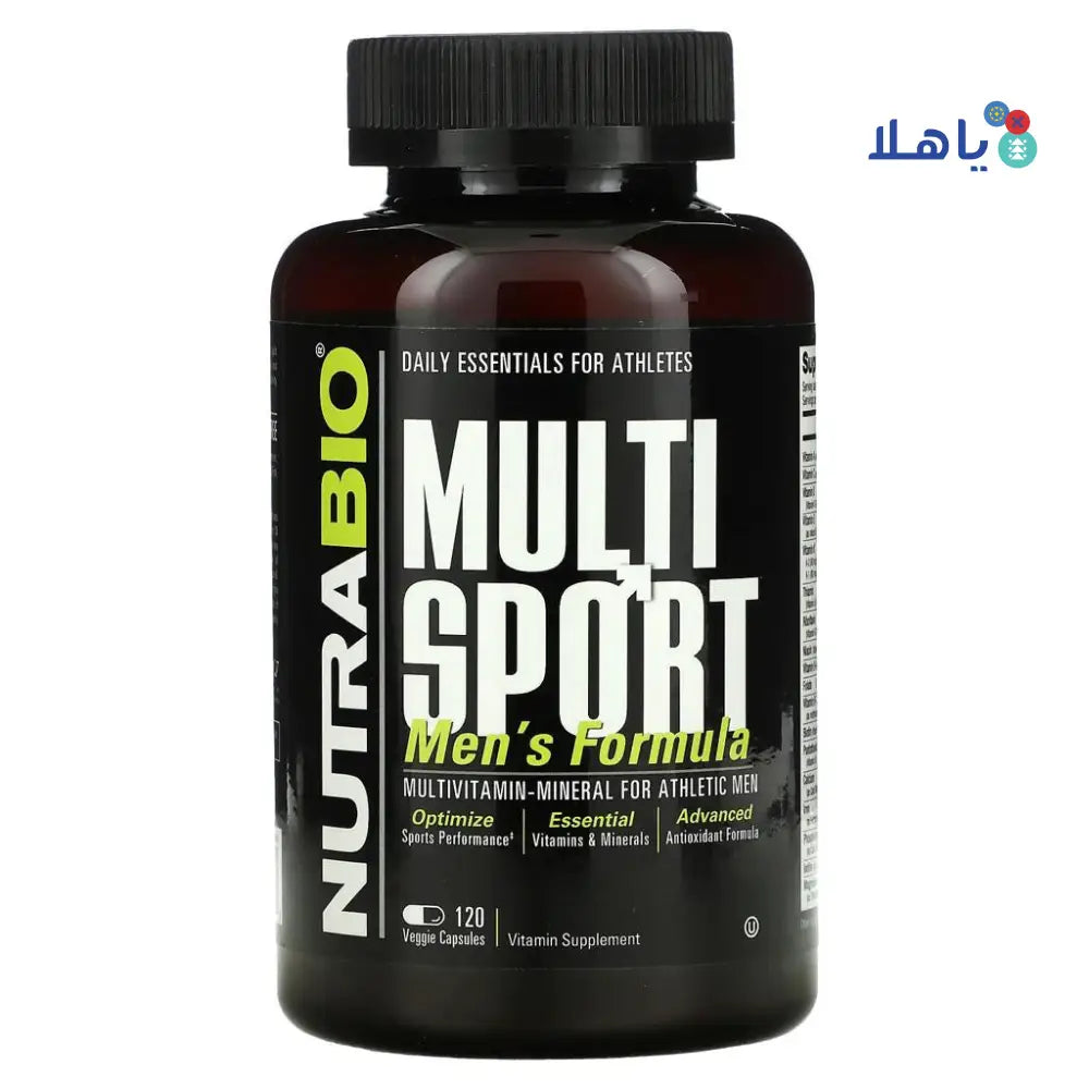 NUTRABIO MULTI SPORT MEN'S FORMULA 120 CAPS