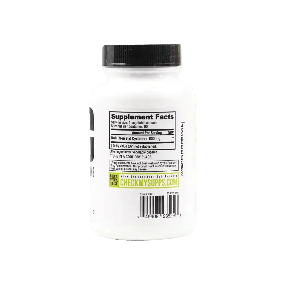 NUTRABIO - NUTRABIO NAC N - ACETYL CYSTEINE 600MG 90CAPS - Pharmazone - 