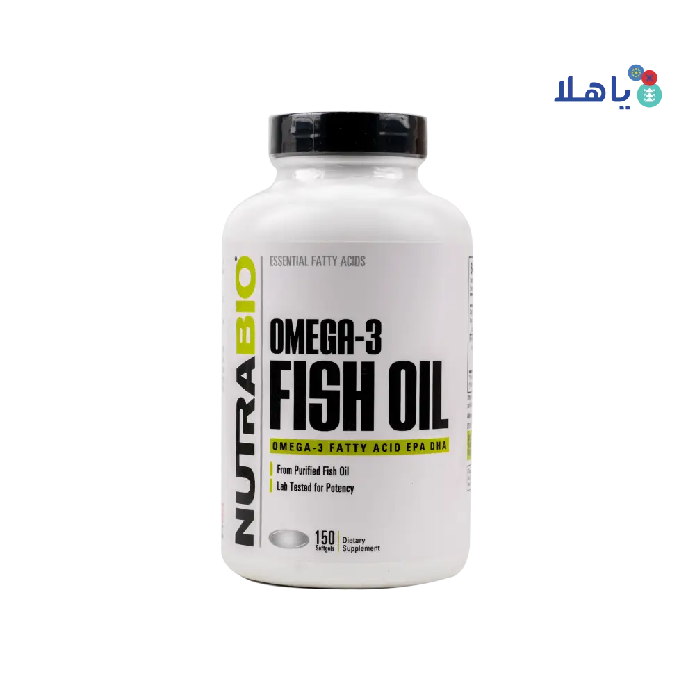 NUTRABIO OMEGA-3 FISH OIL 150CAP