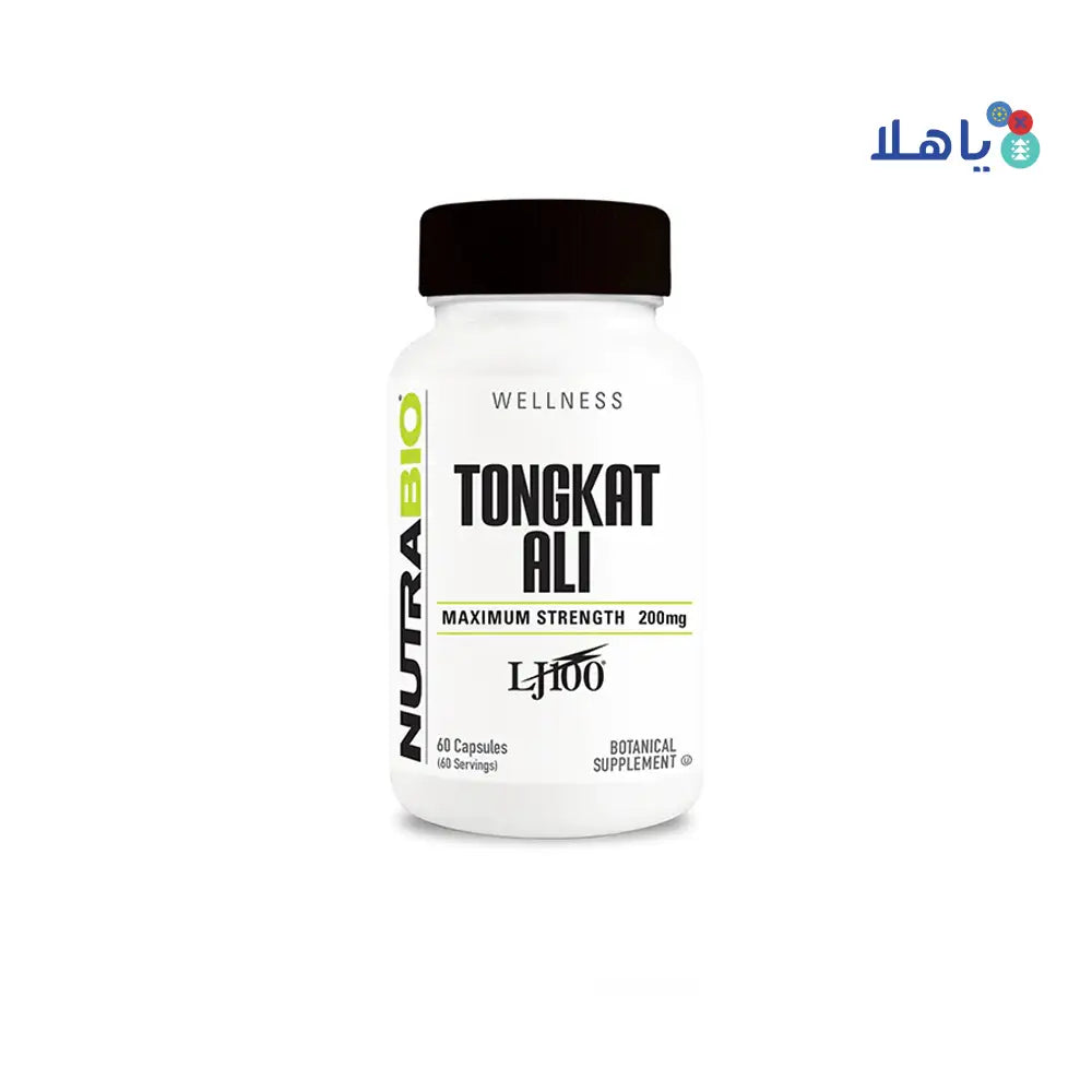 NUTRABIO TONGKAT ALI 200MG 60CAPS