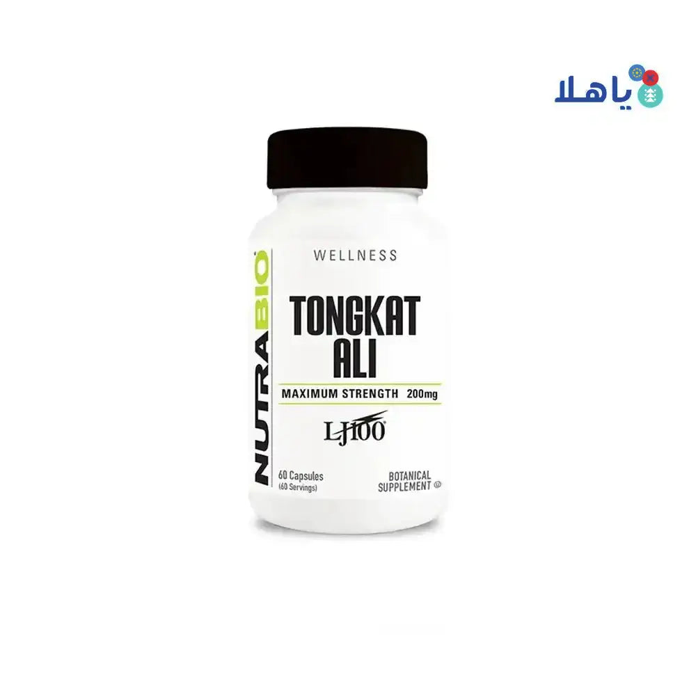 NUTRABIO - NUTRABIO TONGKAT ALI 200MG 60CAPS - Pharmazone - 