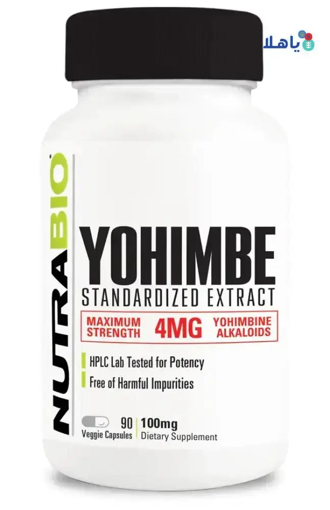 NUTRABIO - Nutrabio Yohimbe 100Mg 90Cap - Pharmazone - 