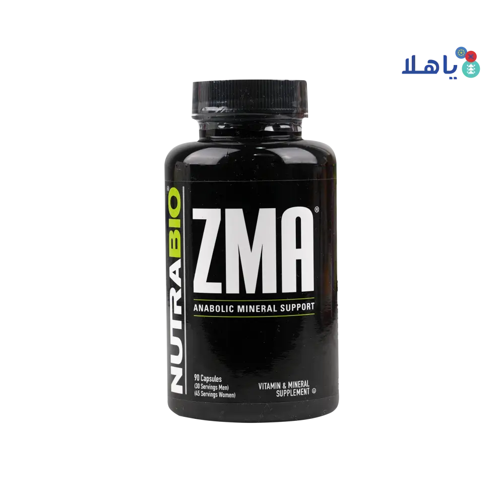 Nutrabio ZMA Anabolic Mineral 90Capsules