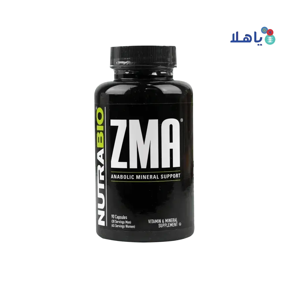 NUTRABIO - Nutrabio ZMA Anabolic Mineral 90Capsules - Pharmazone - 