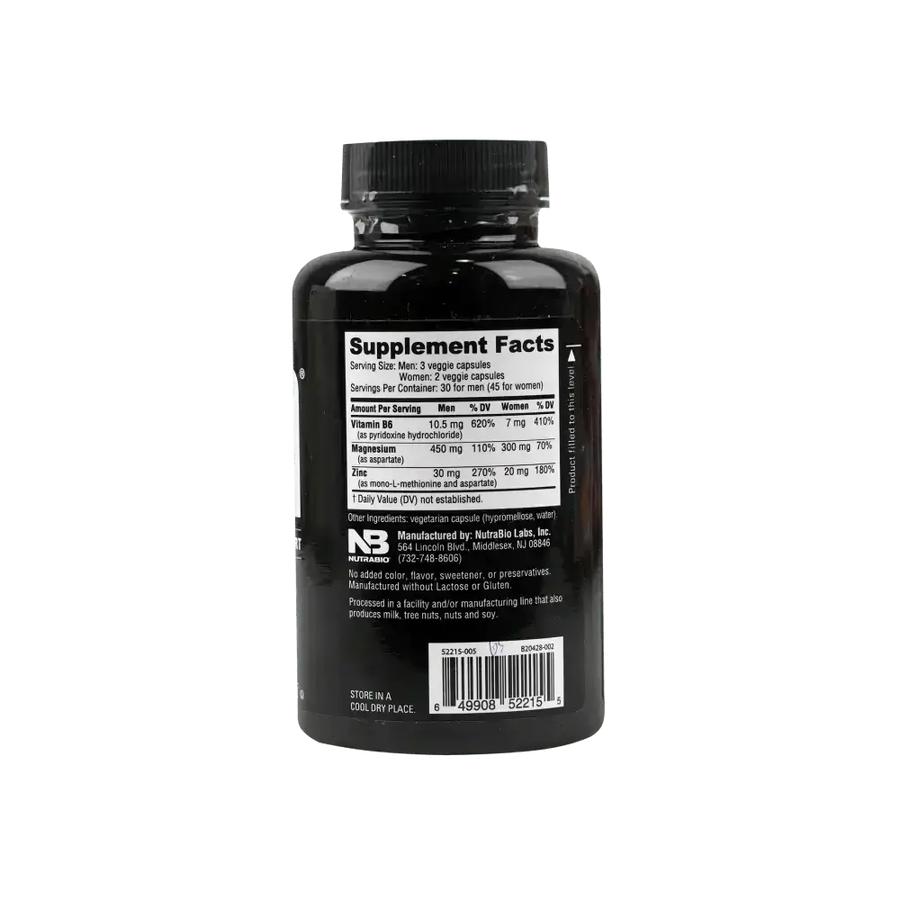 NUTRABIO - Nutrabio ZMA Anabolic Mineral 90Capsules - Pharmazone - 