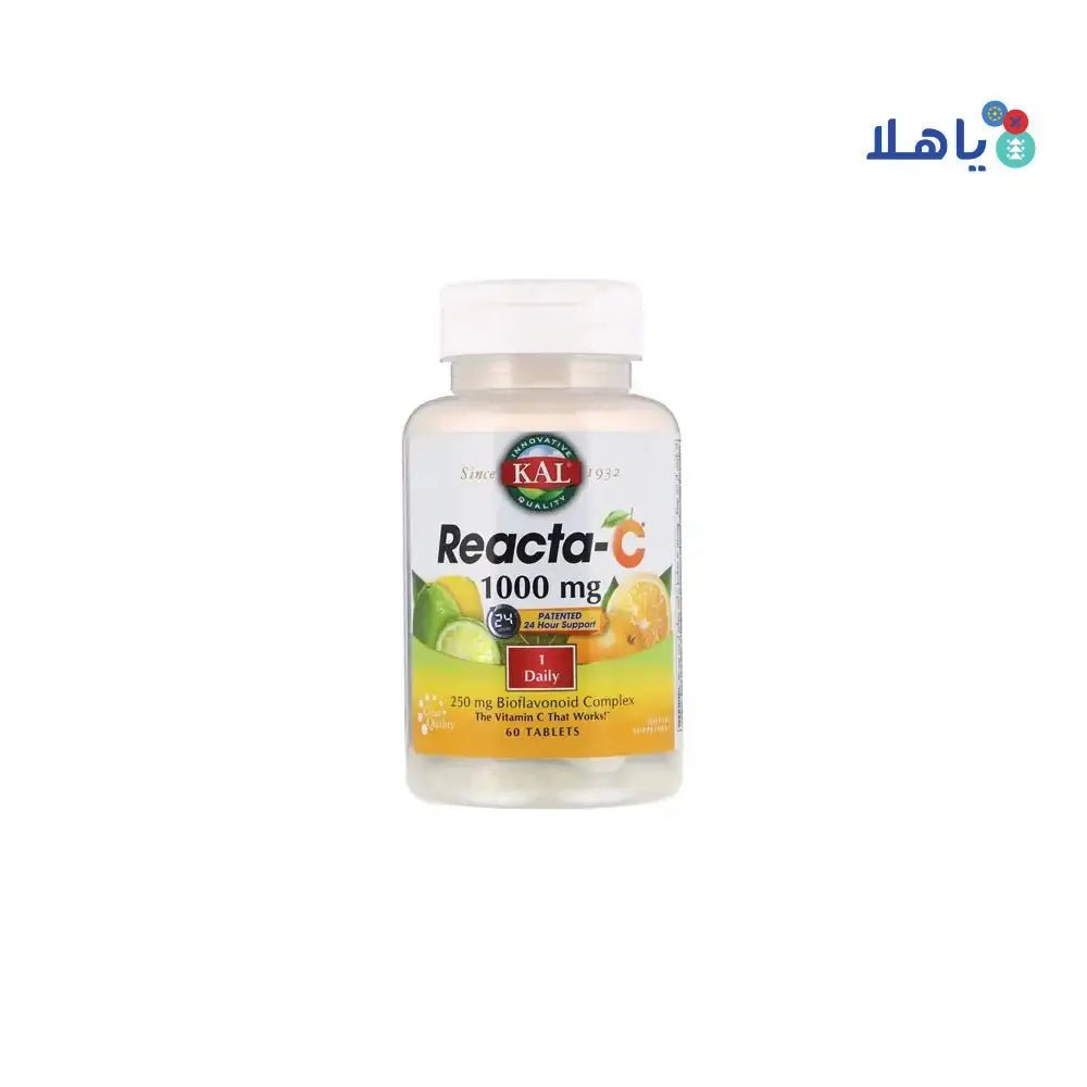 NUTRACEUTICAL CORP. - KAL Reacta - C 1000Mg 60Tab - Pharmazone - 