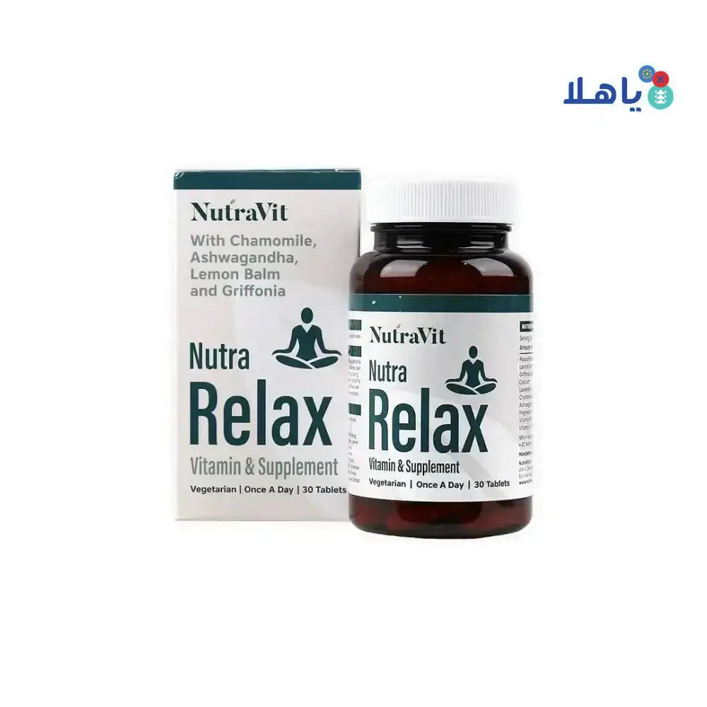 NutraVit - NutraVit Nutra Relax 30 Tablets - Pharmazone - 