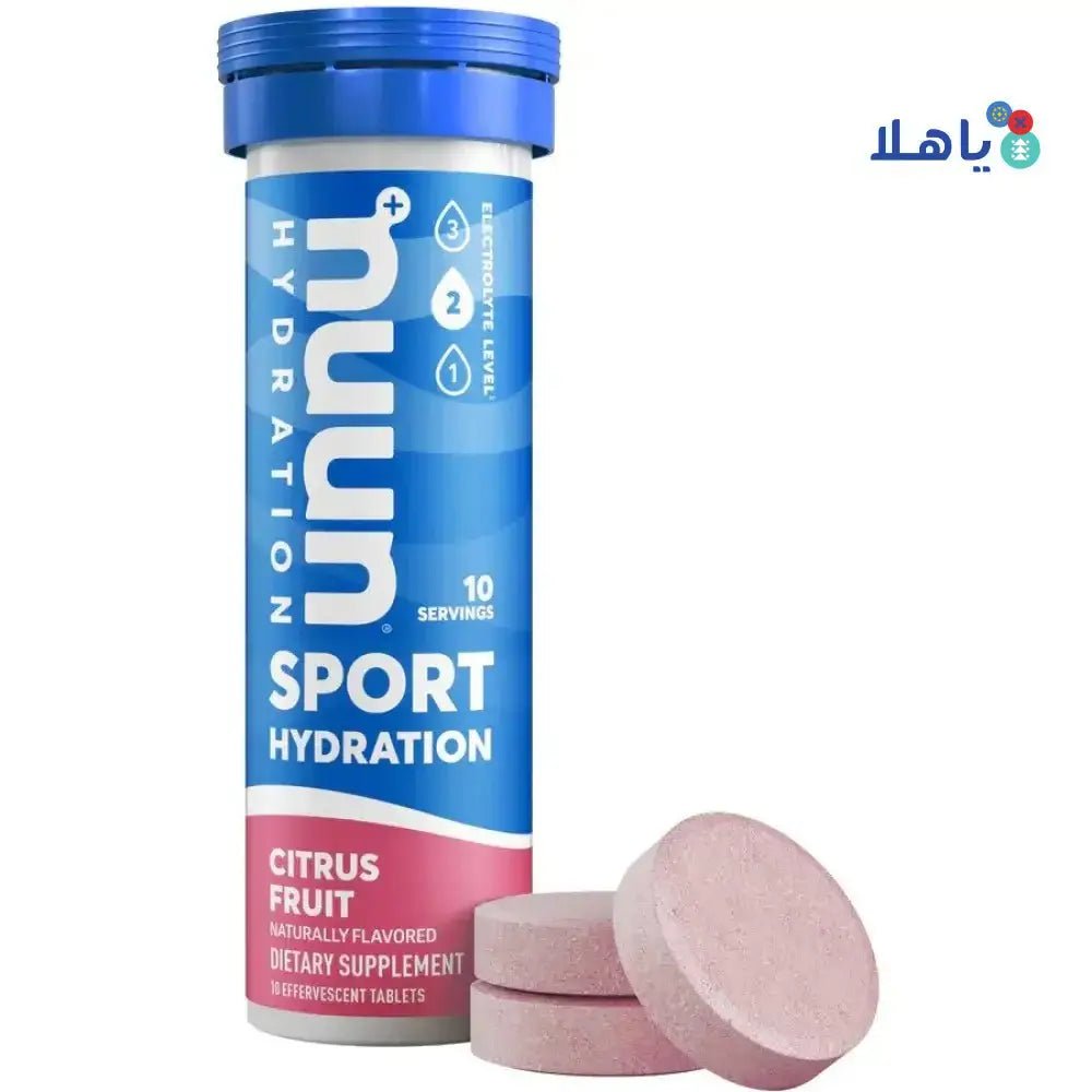 NUUN - NUUN SPORT HYDRATION 10 EFF TABLET - CITRUS FRUIT - Pharmazone - 