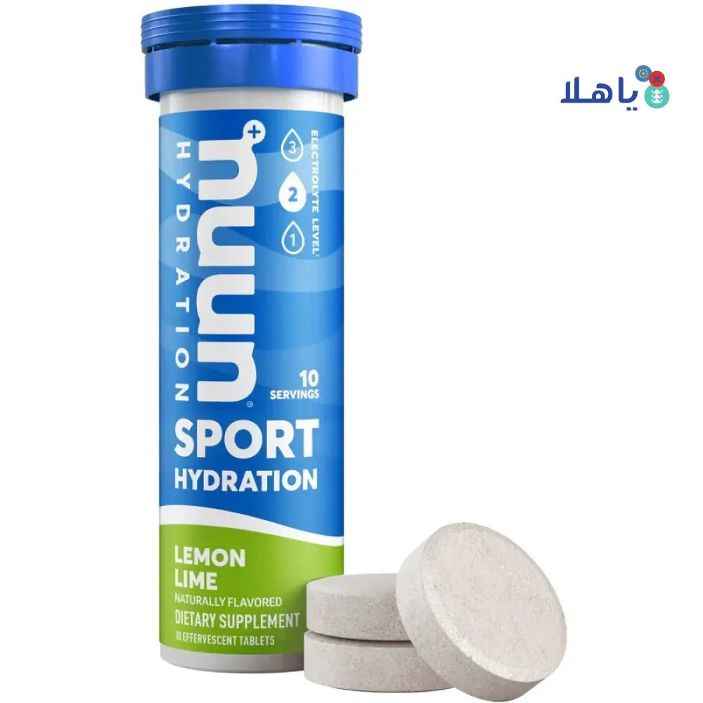 NUUN SPORT HYDRATION 10 EFF TABLET - LEMON LIME