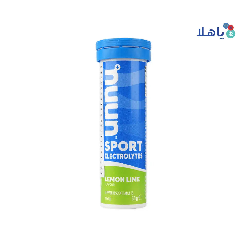 NUUN SPORT HYDRATION 10 EFF TABLET - LEMON LIME