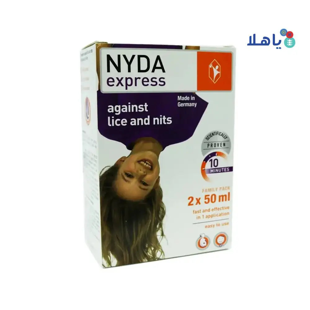 PHARMA MED - NYDA EXPRESS LICE SPRAY 2X50ML ( DOUBLE PACK) - Pharmazone - 