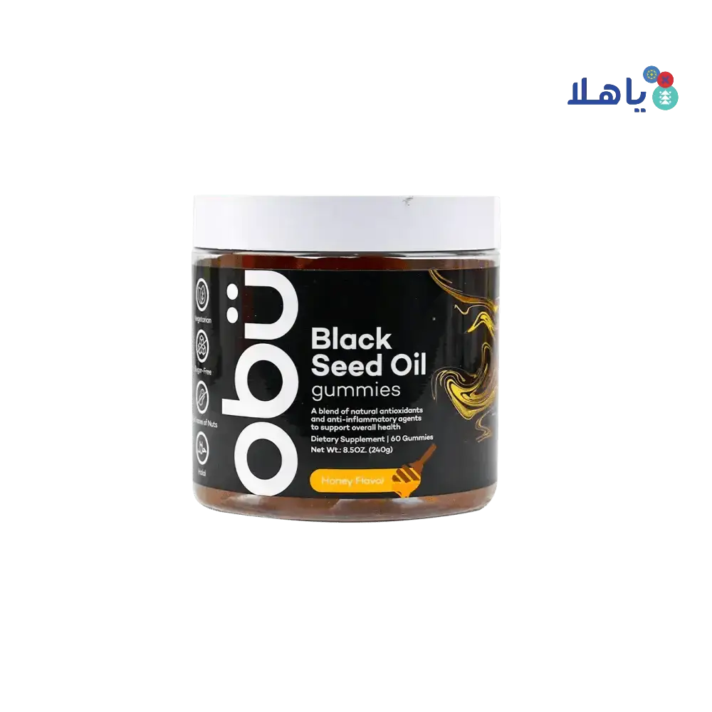 ObuNutrition - Obu Black Seed Oil Honey Flavor 60 Gummies - Pharmazone - 