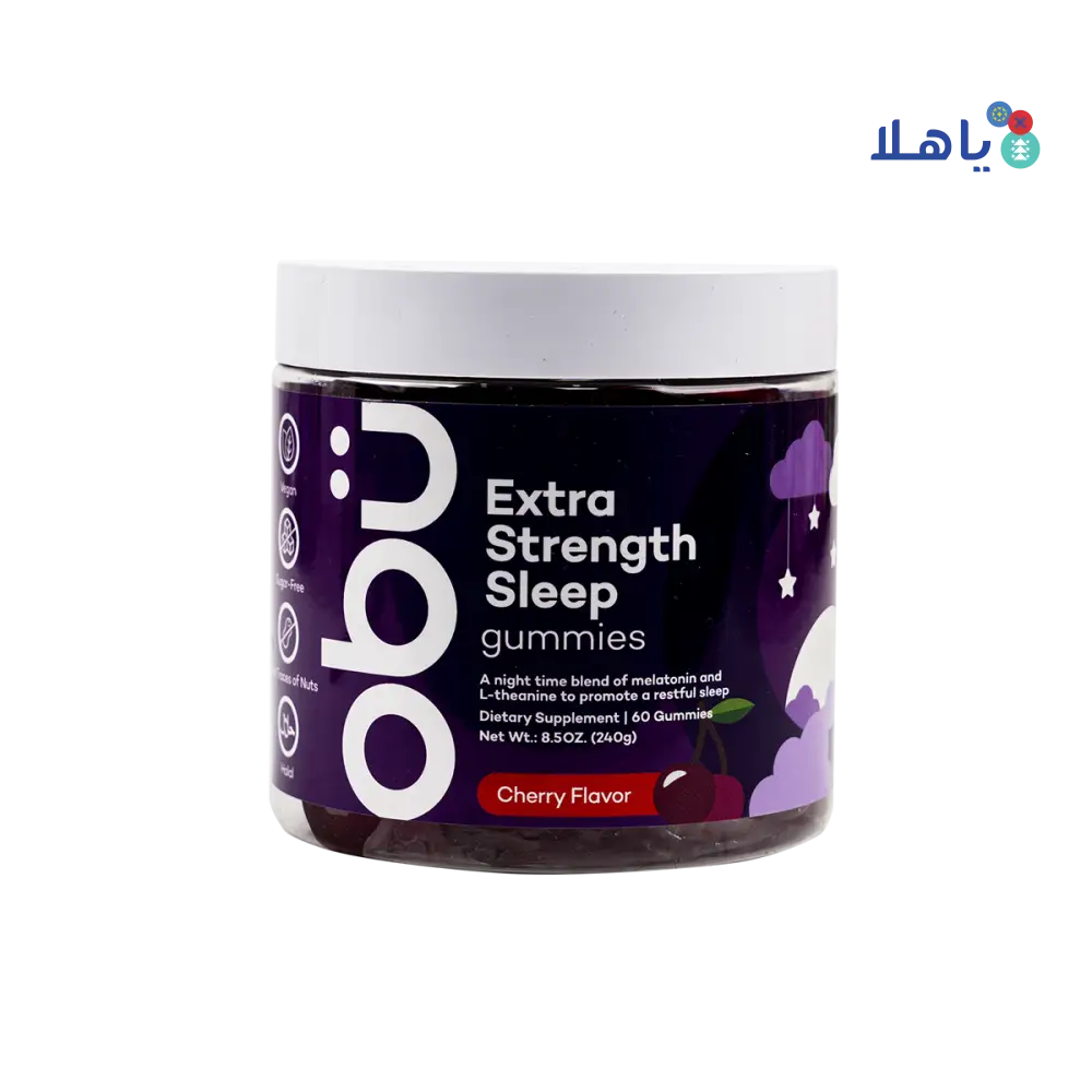 OBU EXTRA STRENGTH SLEEP CHERRY FLAVOR 60 GUMMIES