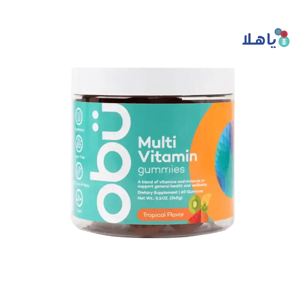 ObuNutrition - OBU MULTIVITAMIN 60 GUMMIES - TROPICAL FLAVOR - Pharmazone - 