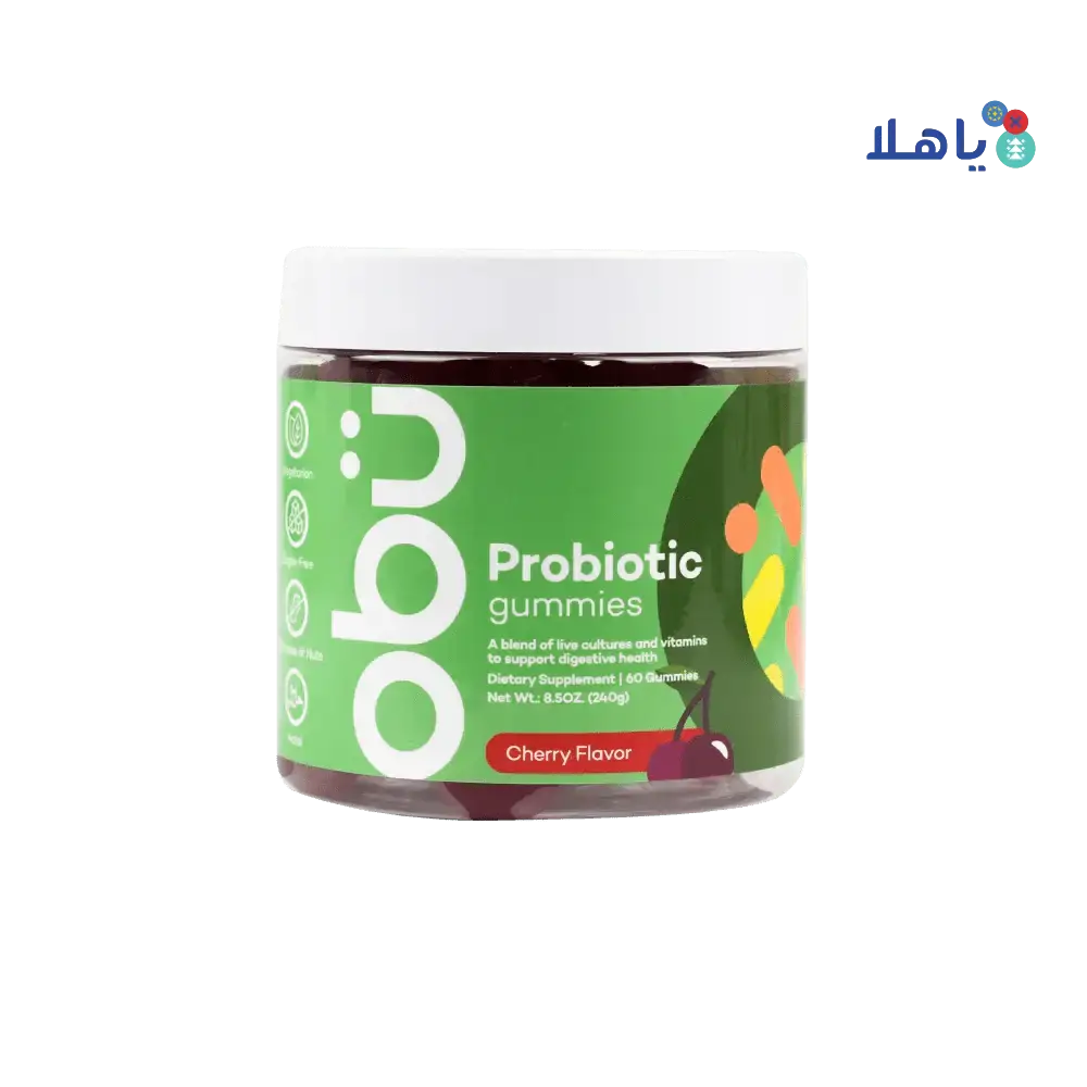 ObuNutrition - Obu Probiotic Cherry Flavor 60 Gummies - Pharmazone - 