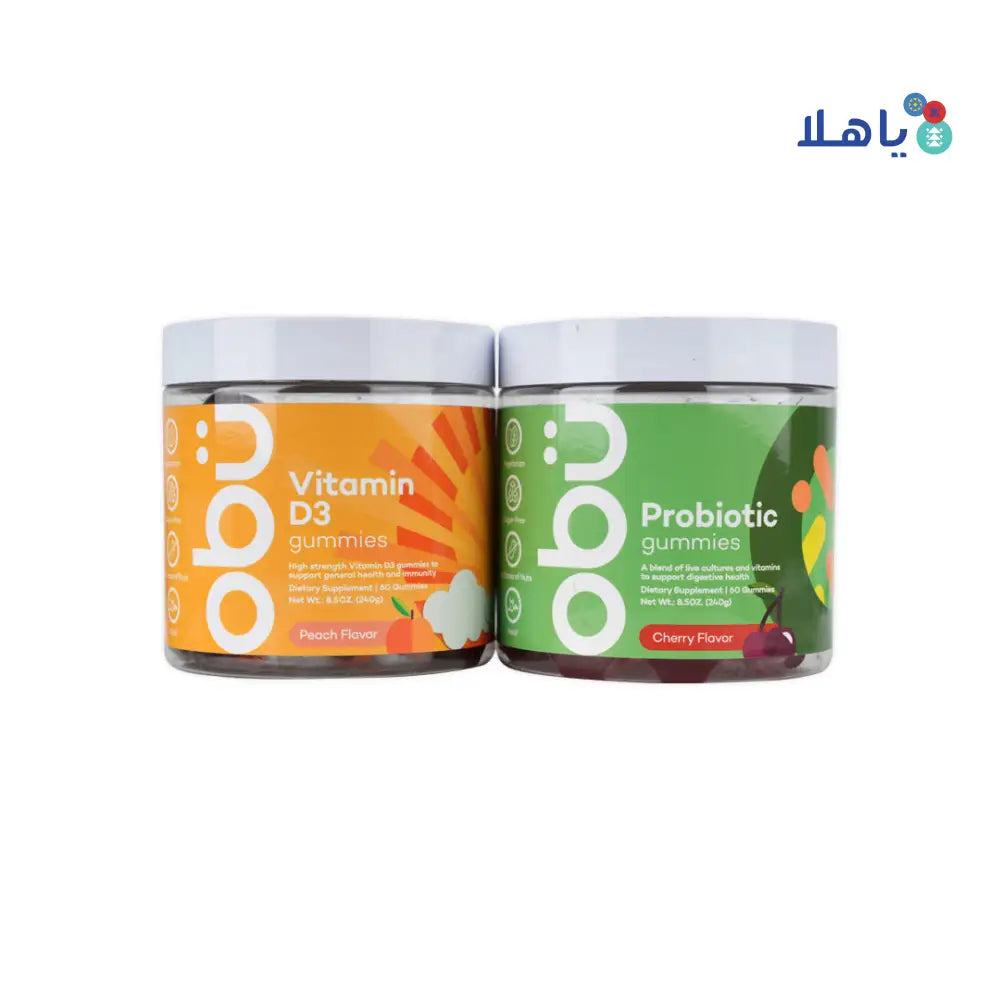 Obu Proiotic + Vitamin D3 Gummies Set