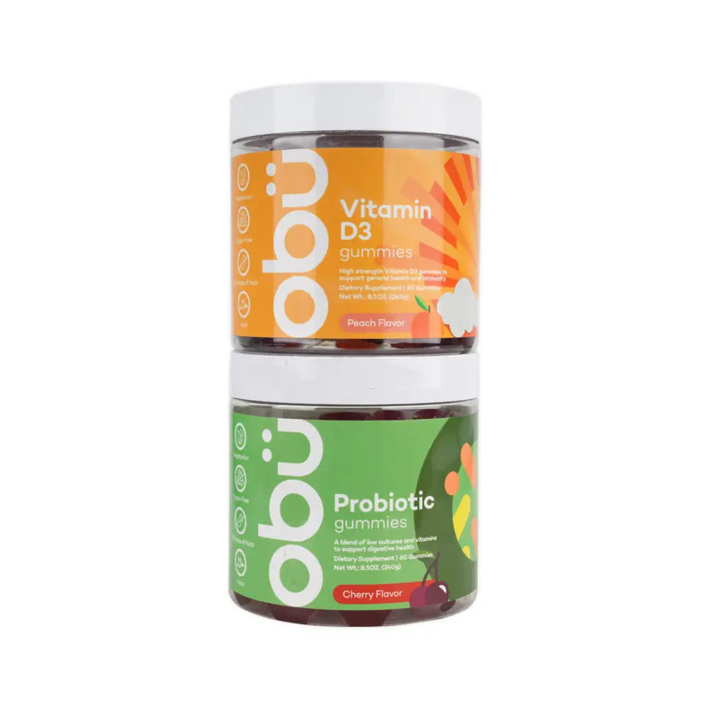 Obu Proiotic + Vitamin D3 Gummies Set