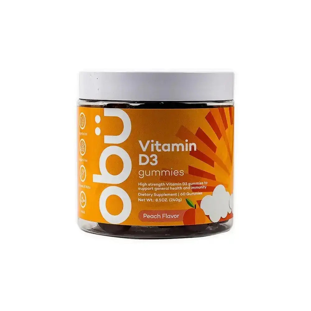 ObuNutrition - Obu Vitamin D3 Peach Flavor 60 Gummies - Pharmazone - 