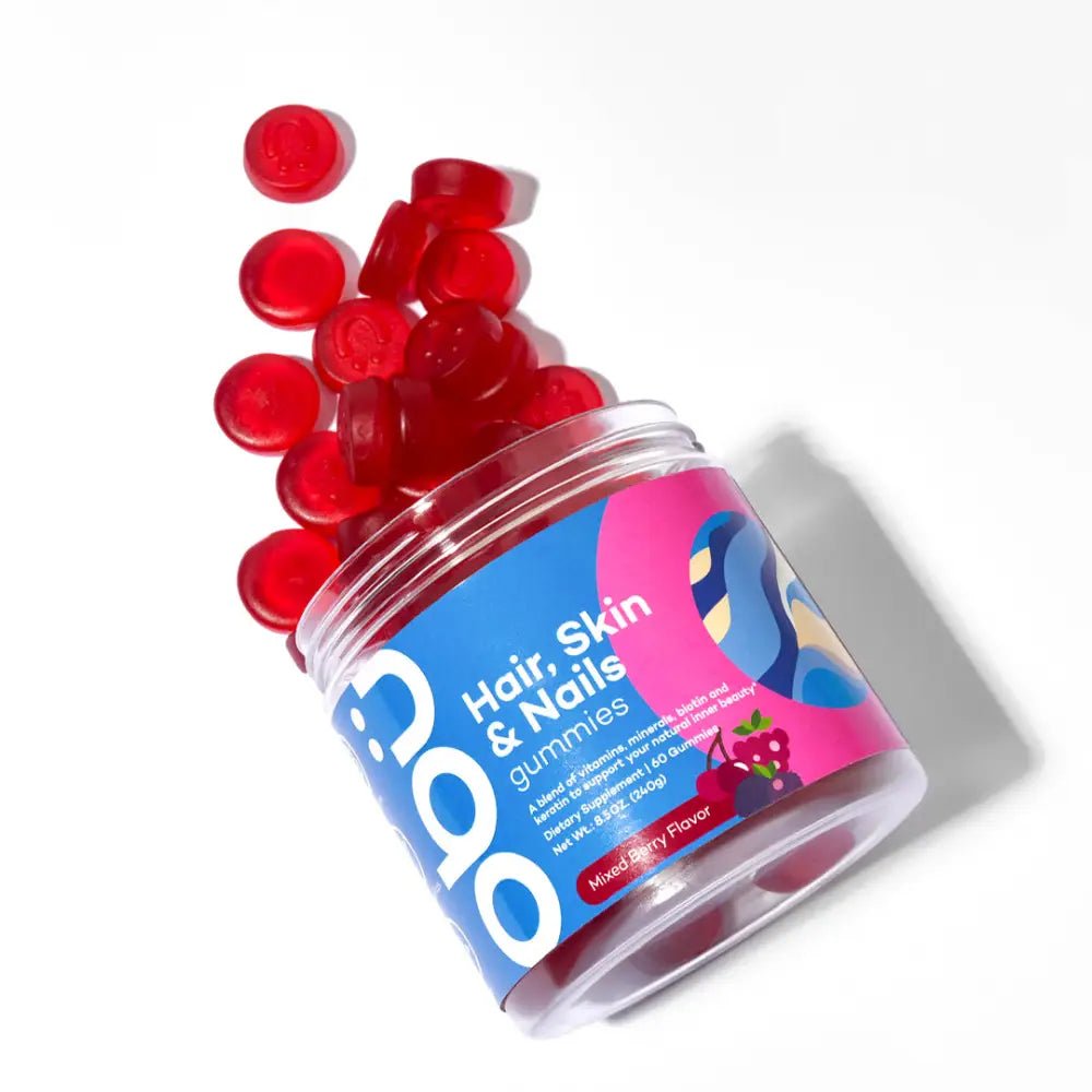 ObuNutrition - Obu Hair,Skin & Nails Mixed Berry Flavor 60 Gummies - Pharmazone - 