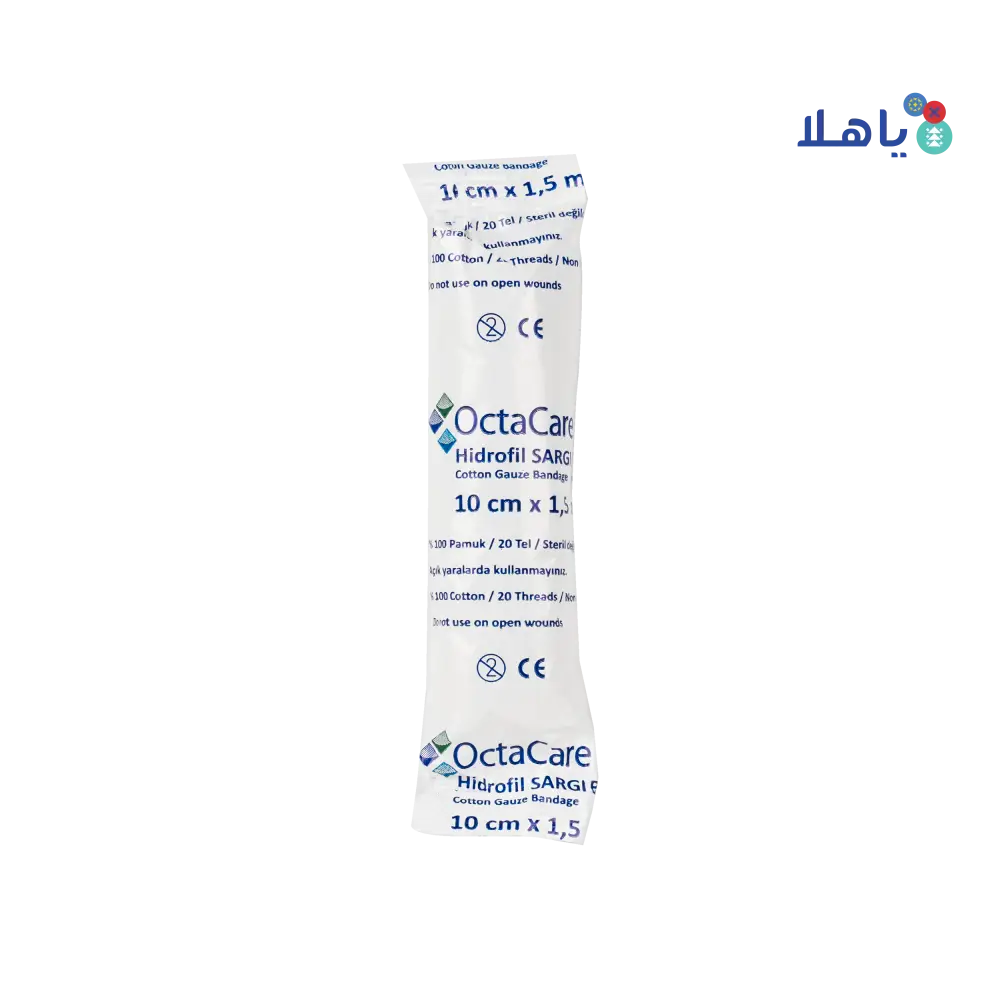 Octacare Cotton Gauze Bandage 10cmx1.5m 1pc-2210