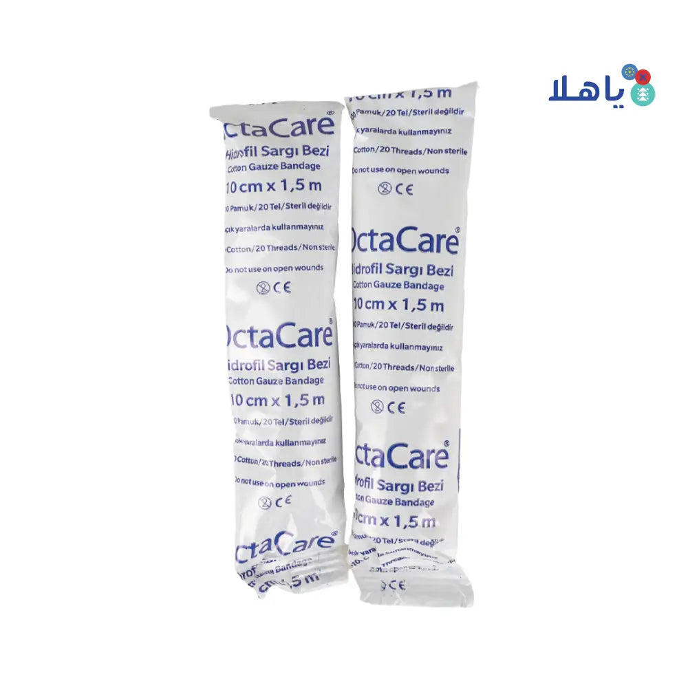 Octacare Cotton Gauze Bandage 10Cmx1.5M Set