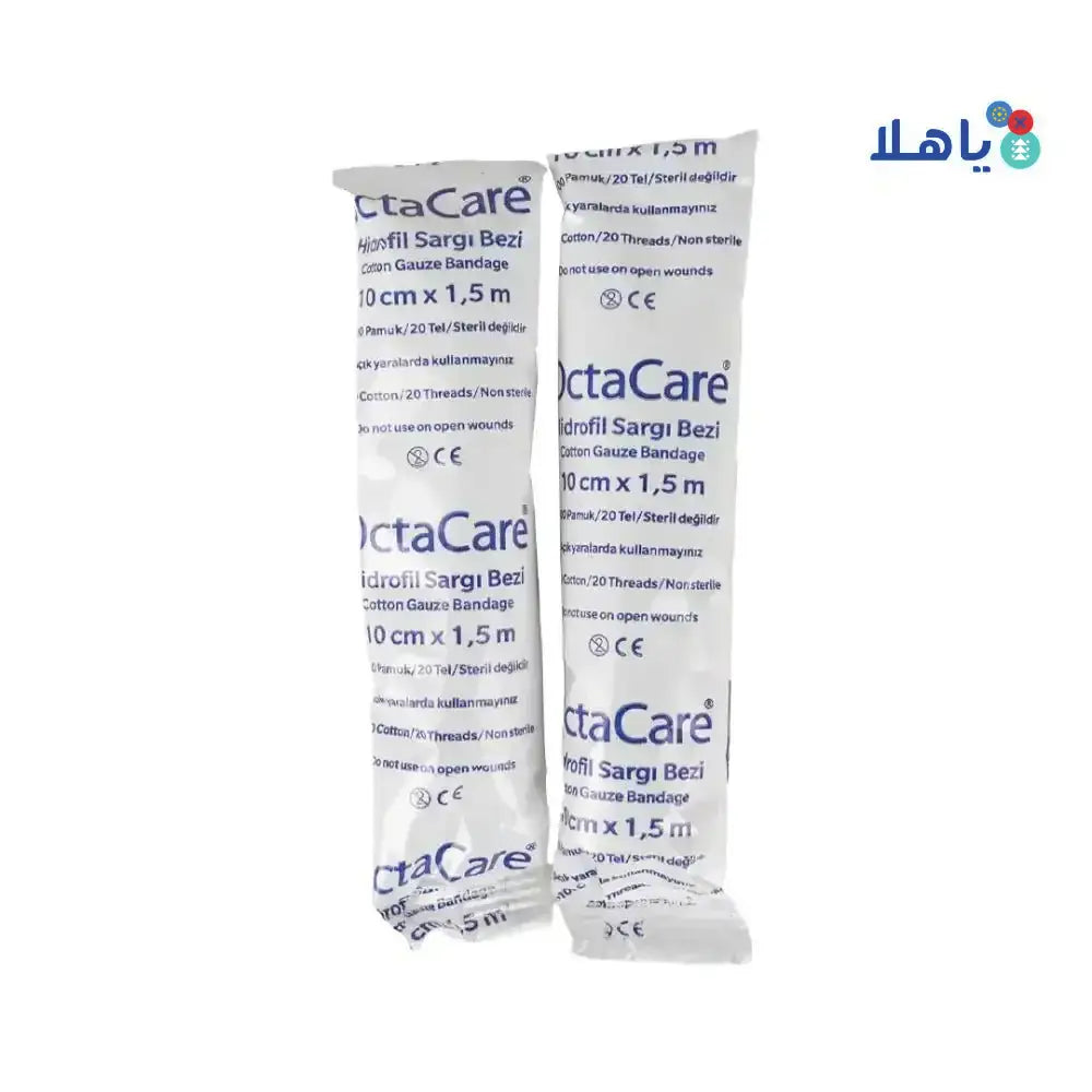 Octamed - Octacare Cotton Gauze Bandage 10cmx1.5m Set - Pharmazone - 