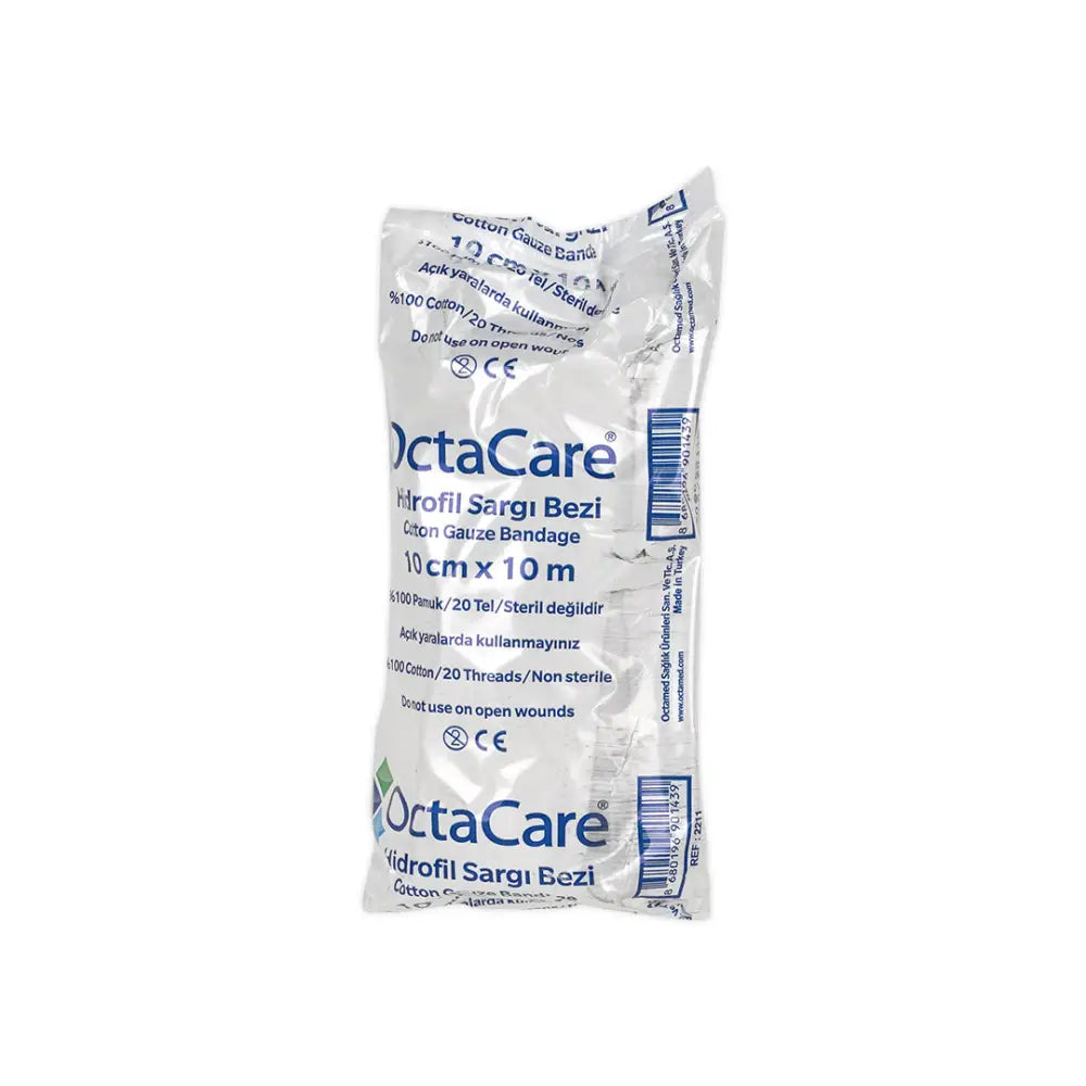 Octacare Cotton Gauze Bandage 10cmx10m 1pc-2211