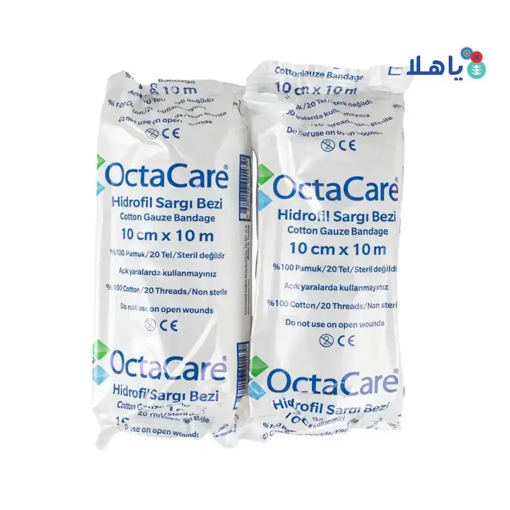 Octamed - Octacare Cotton Gauze Bandage 10cmx10m Set - Pharmazone - 