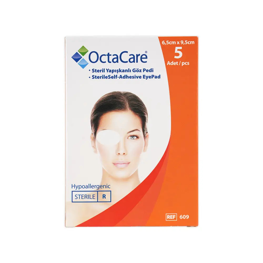 Octacare Eyepad Self Adhesive Adults 5pcs-609