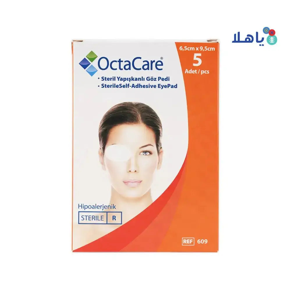 Octamed - Octacare Eyepad Self Adhesive Adults 5pcs - 609 - Pharmazone - 