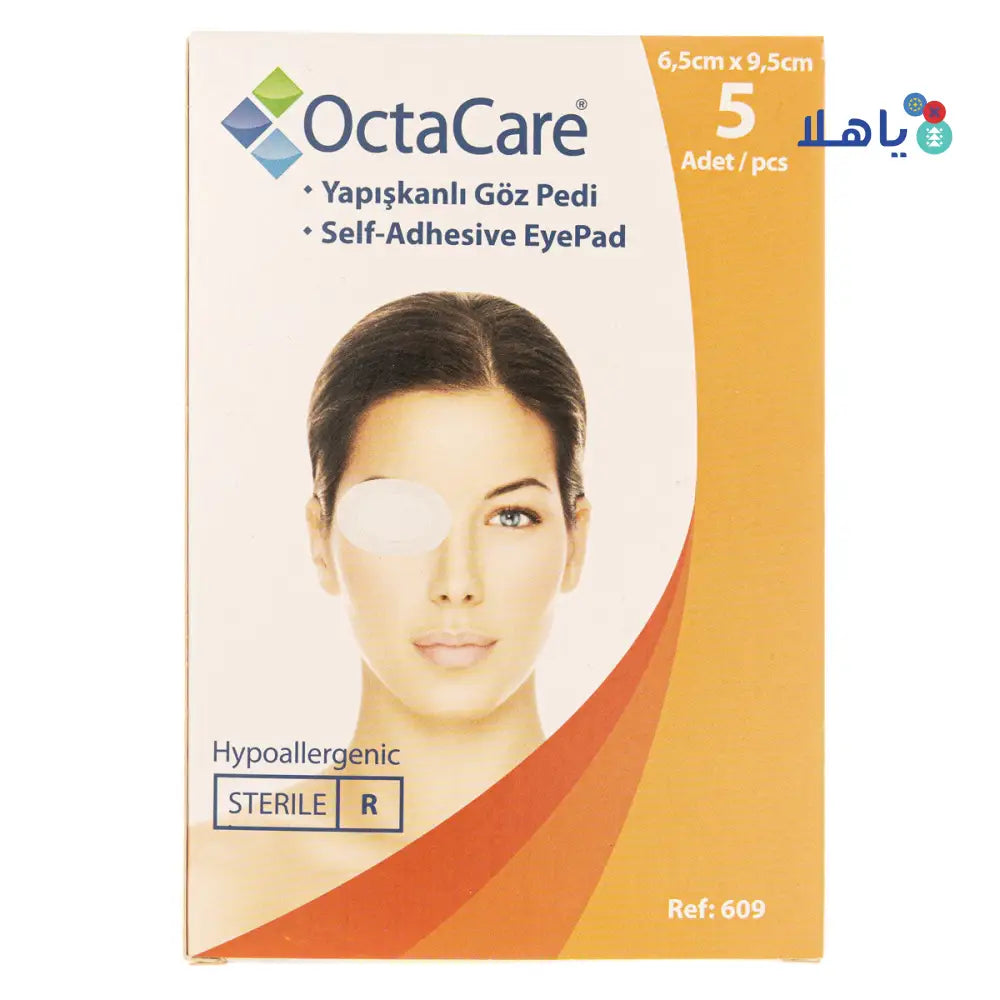 Octacare Eyepad Self Adhesive Adults 5pcs-609