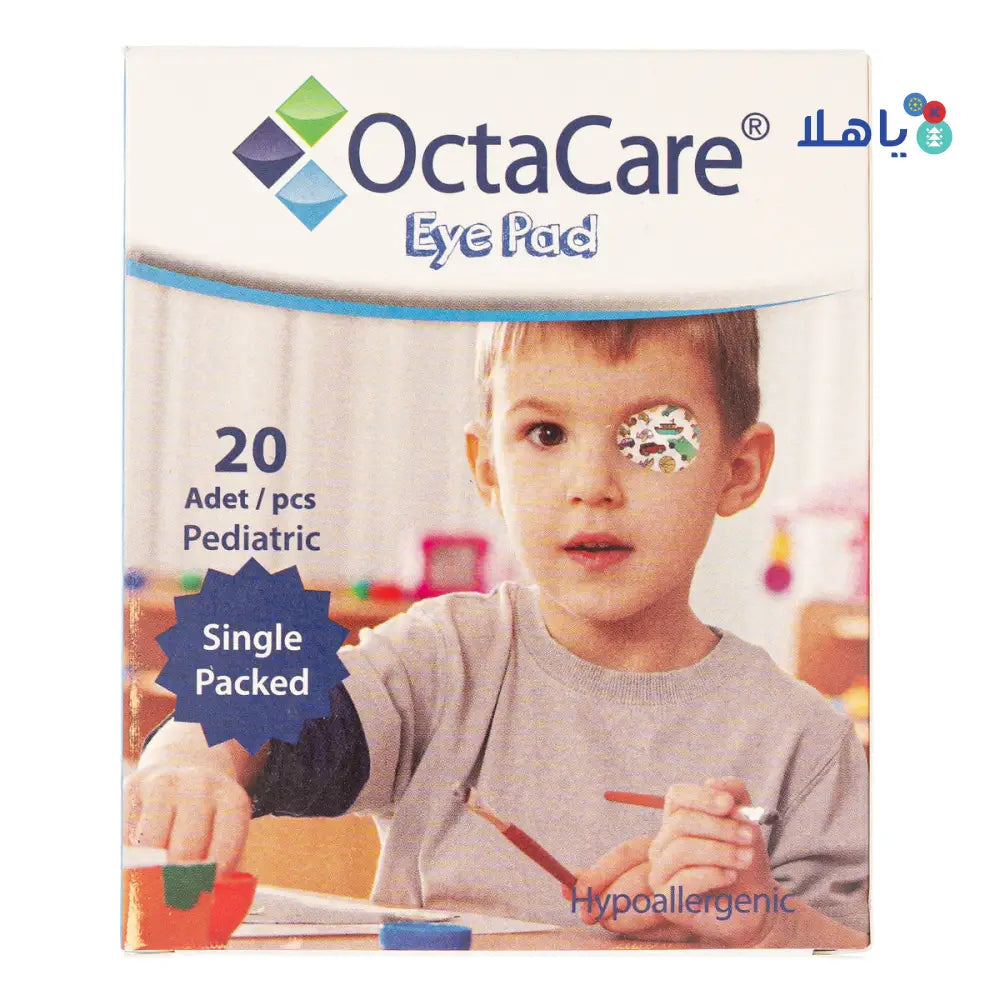 Octacare Eyepad Self Adhesive Boys 20pcs-51602