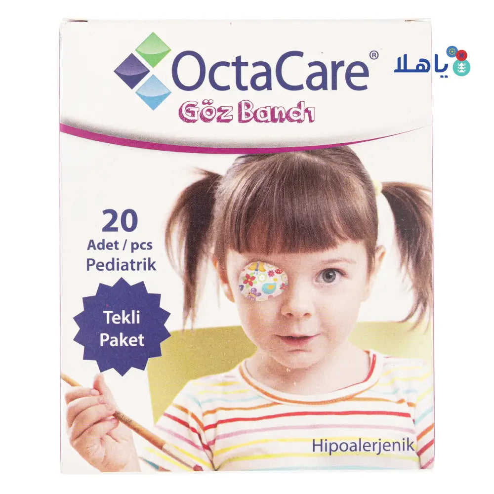 Octacare Eyepad Self Adhesive Girls 20pcs-50602