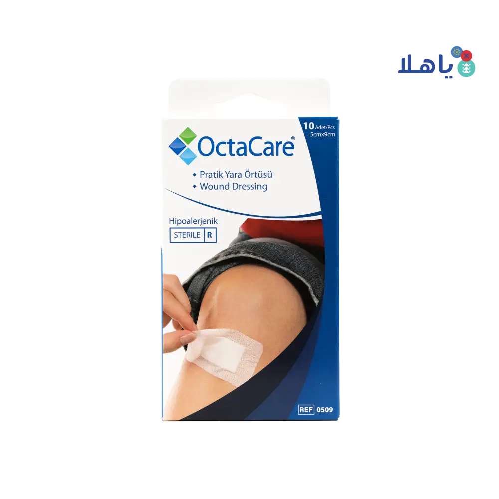 Octacare Fabric Wound Plaster 5x9cm 10pcs-0509