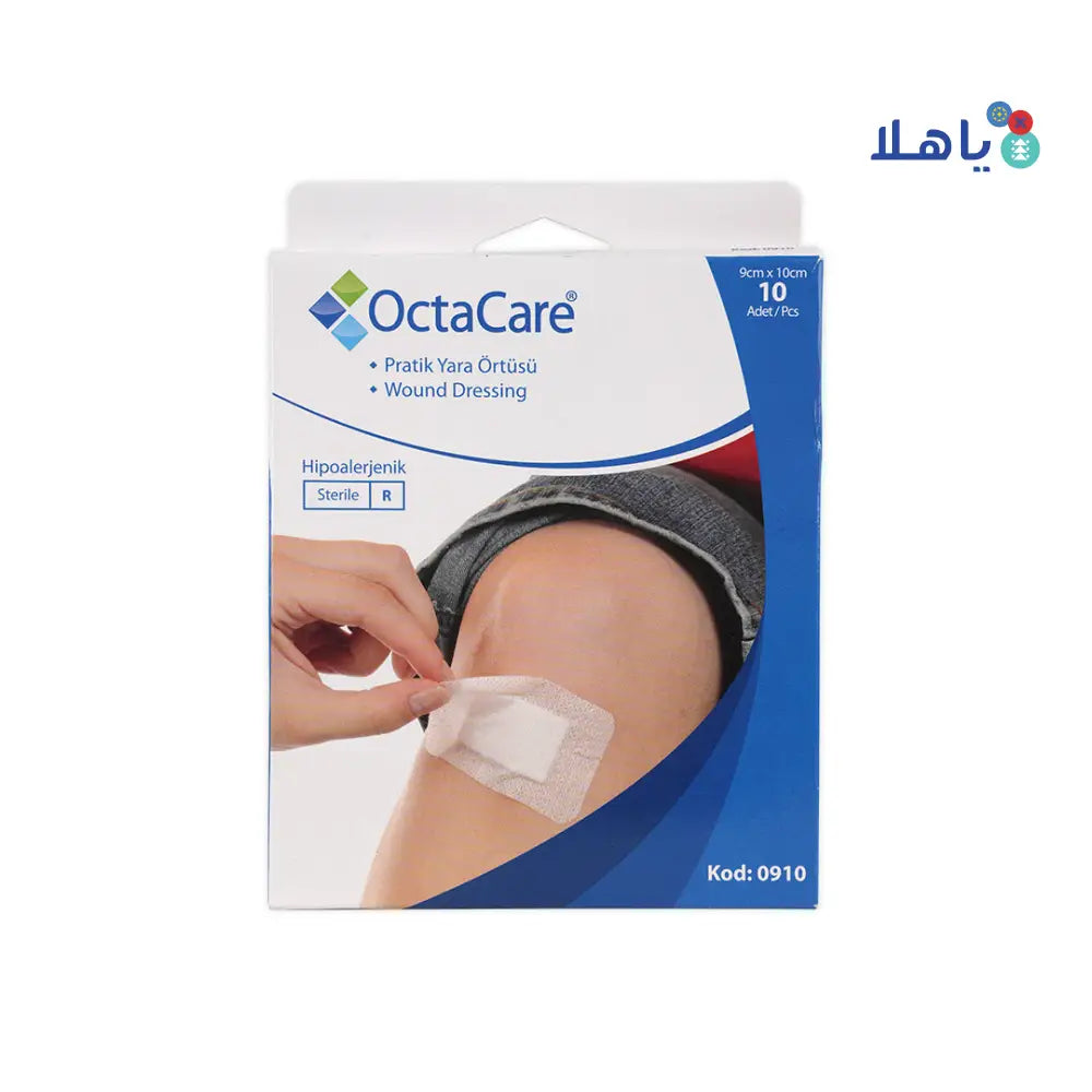 Octacare Fabric Wound Plaster 9x10cm 10pcs-910