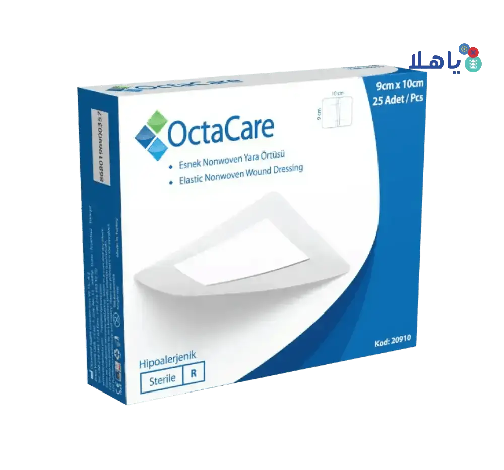 Octamed - Octacare Fabric Wound Plaster 9x10cm 1pc - 20910 - Pharmazone - 