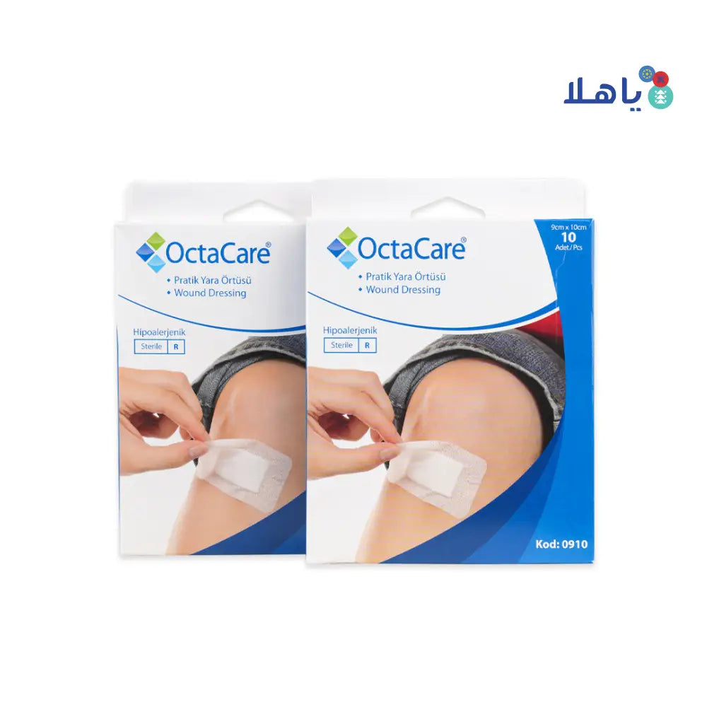 Octacare Fabric Wound Plaster 9X10Cm Set