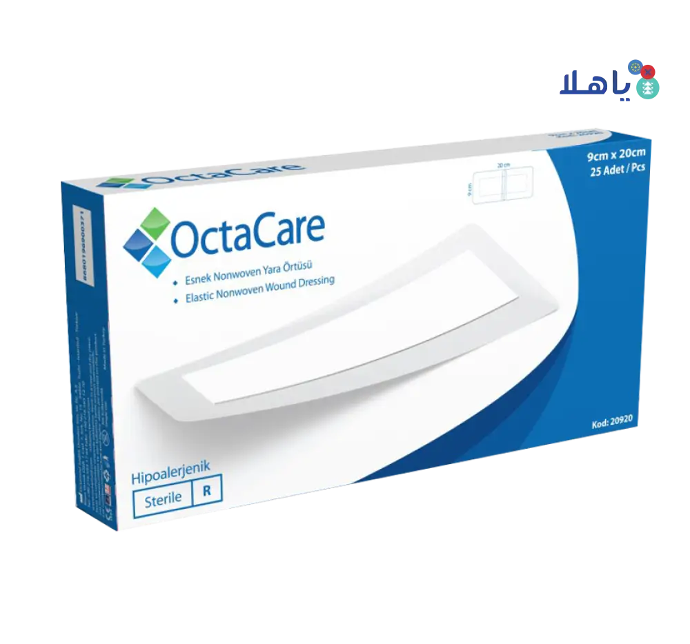 Octacare Fabric Wound Plaster 9x20cm 1pc-20920