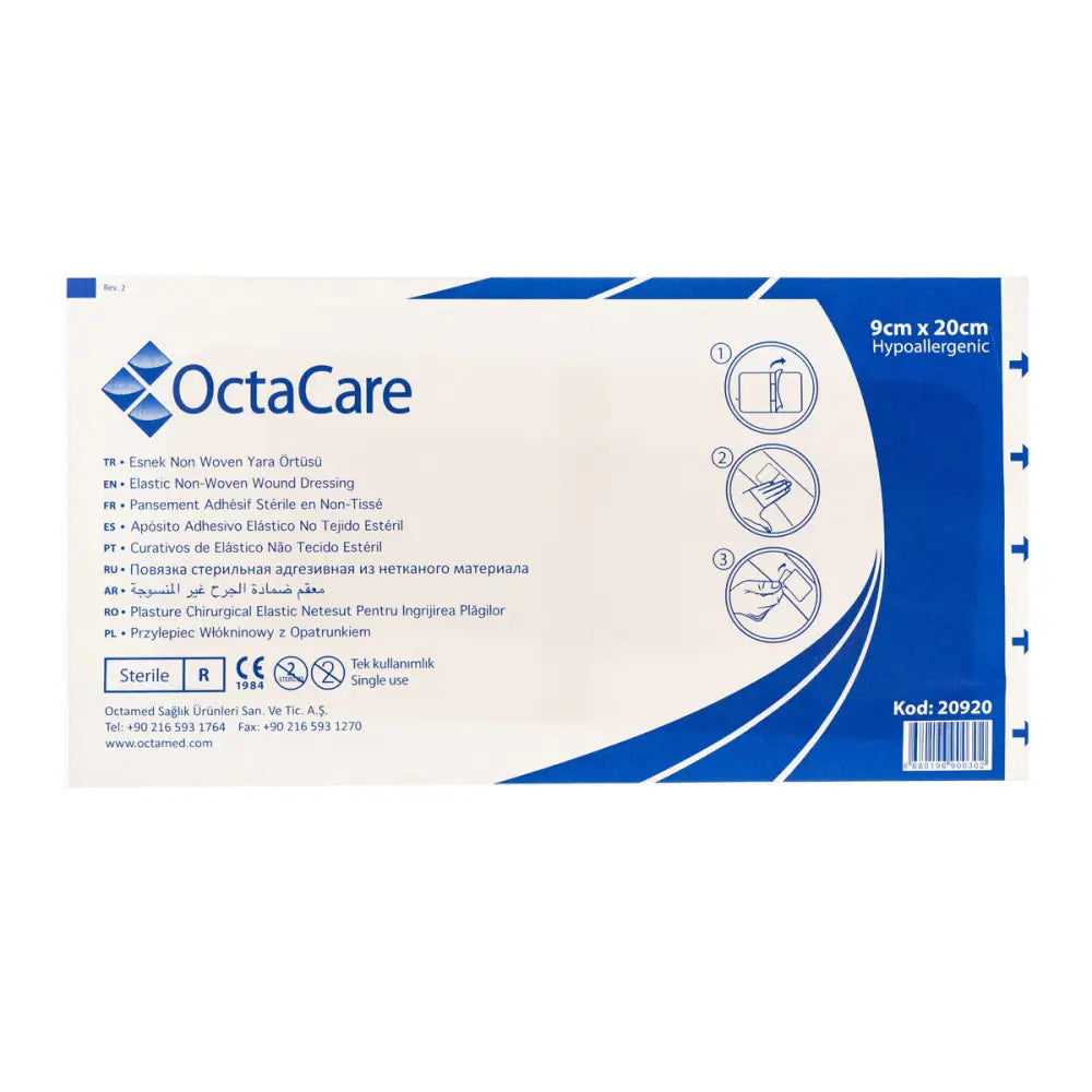 Octacare Fabric Wound Plaster 9x20cm 1pc-20920