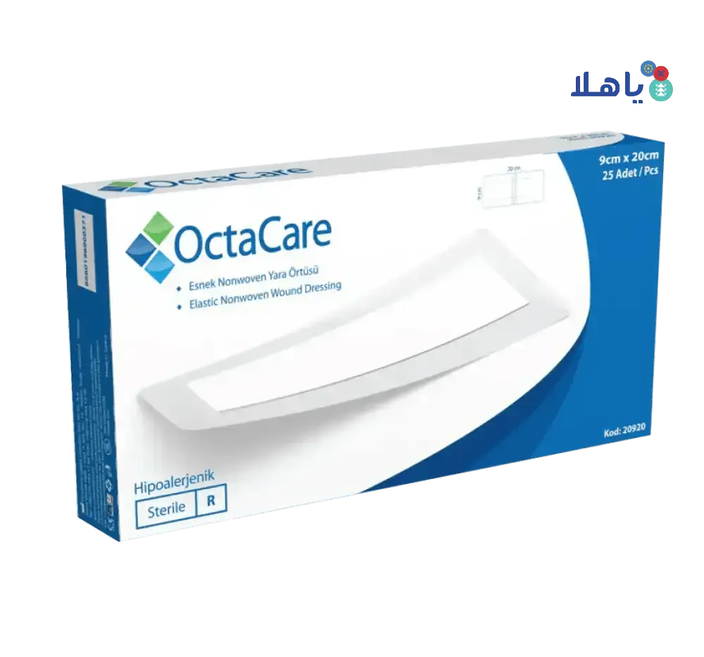 Octamed - Octacare Fabric Wound Plaster 9x20cm 1pc - 20920 - Pharmazone - 