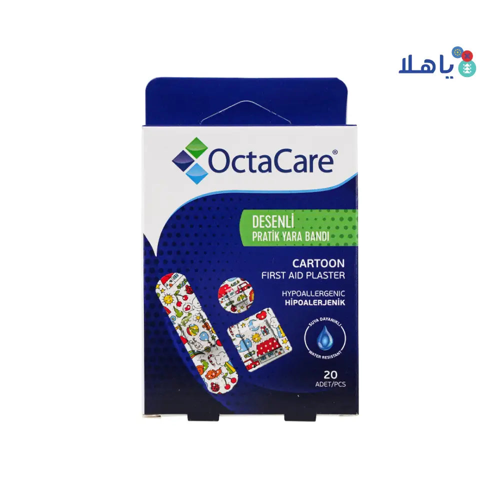 Octacare First Aid Plaster Cartoon 20pcs-240