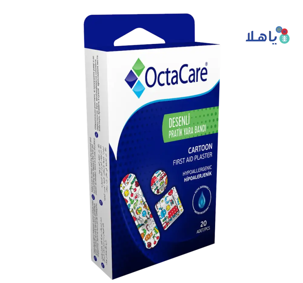 Octacare First Aid Plaster Cartoon 20pcs-240