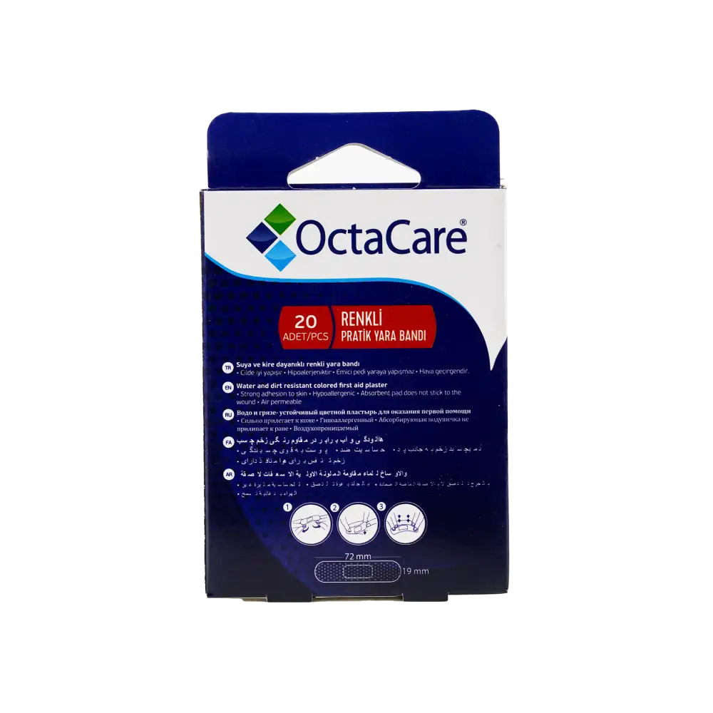 Octacare First Aid Plaster Colored 20pcs-230