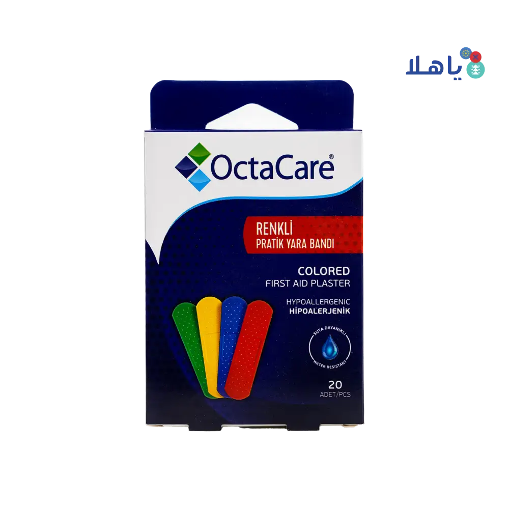 Octacare First Aid Plaster Colored 20pcs-230