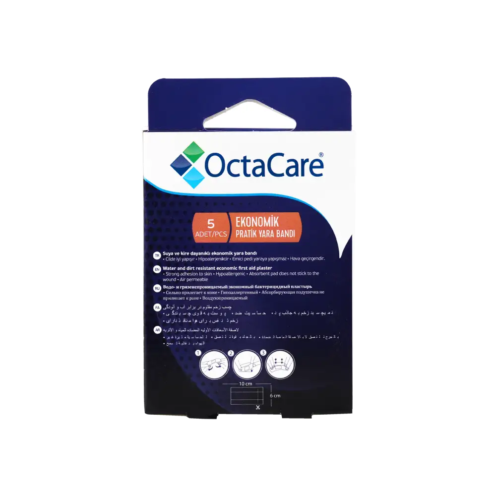 Octacare First Aid Plaster Economic 5pcs-160