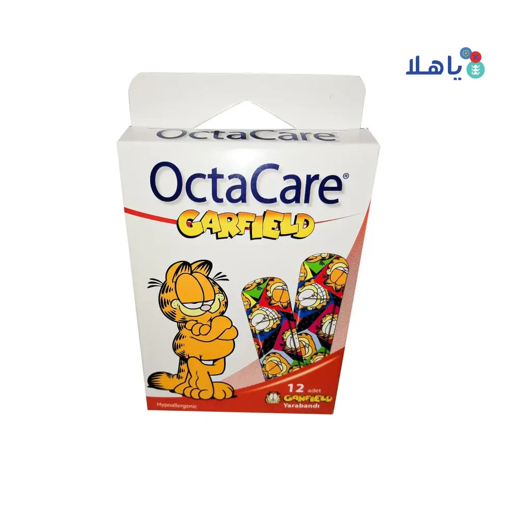 Octacare First Aid Plaster Garfield 12pcs-200